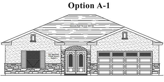 new home floor plan option 1