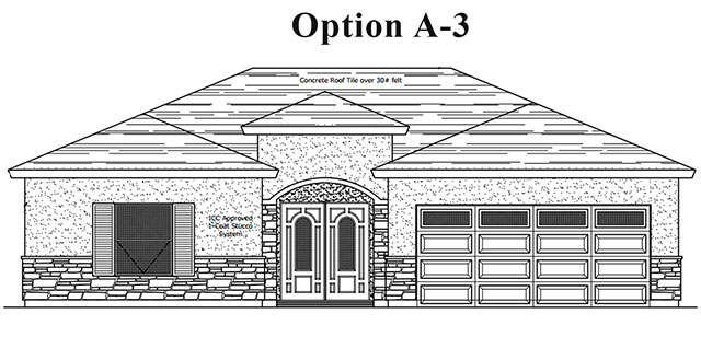 new home floor plan option 3