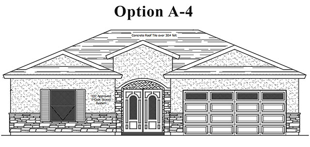 new home floor plan option 4